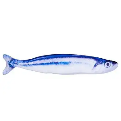 Антицарапки игрушка для кошки "Селедка", с валерианой