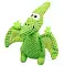 Mr.Kranch Игрушка для собак "Птерозавр" плюшевая с пищалкой
